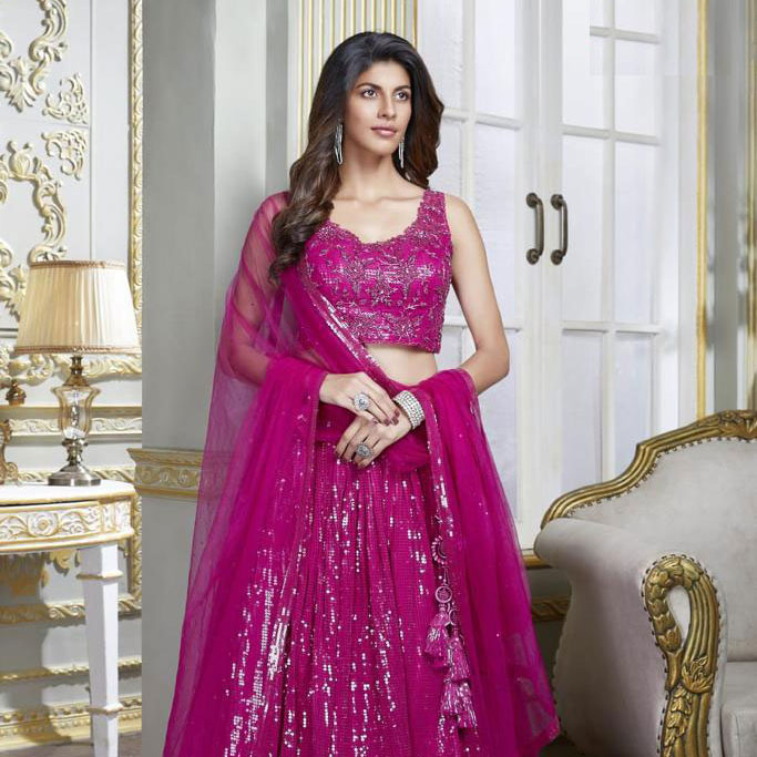 Pink indowestern dress - New India Fashion